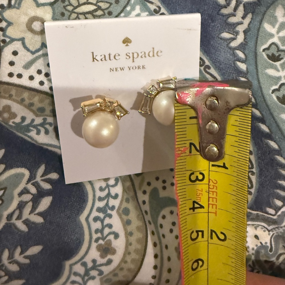 Kate Spade Pearl Earrings - Picture 3 of 4